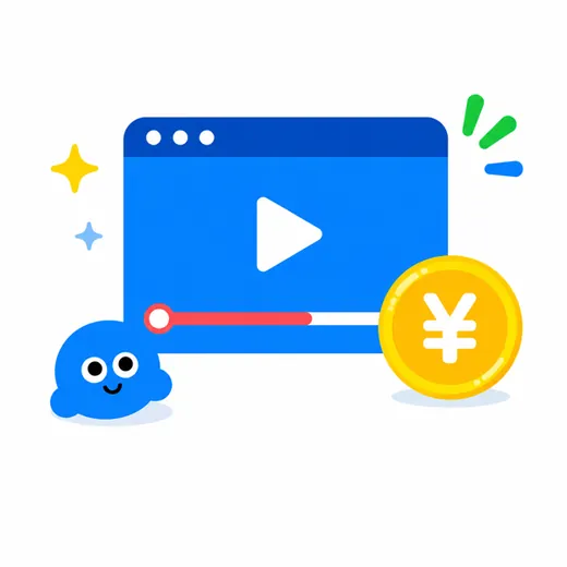 動画広告収益の例
